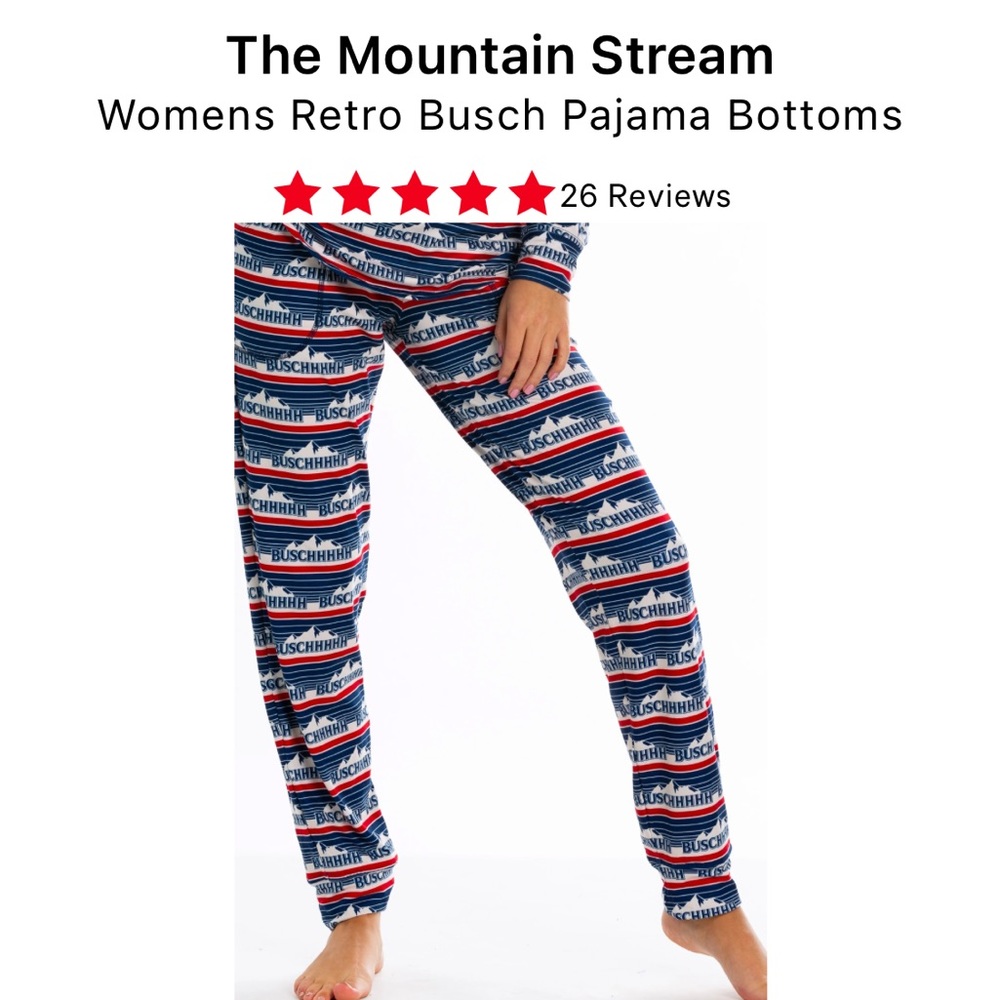 Womens Busch light pajamas